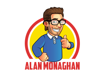 Alan Monaghan logo design by ganesart