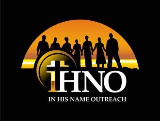 In His Name Outreach logo design by gitzart