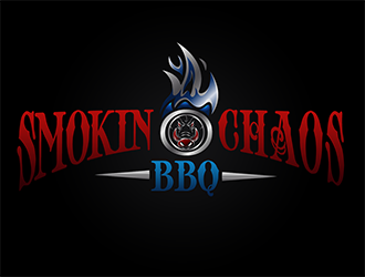 Smokin Chaos BBQ logo design by kunejo