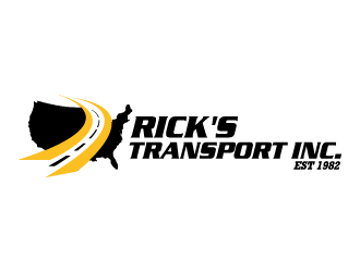 Rick's Transport Inc. logo design by jaize