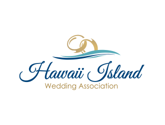 Hawaii Island Wedding Association logo design by YONK