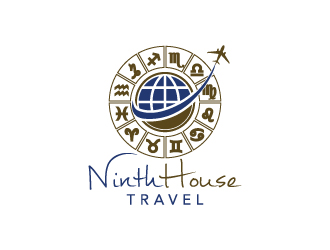 Ninth House Travel logo design by akilis13