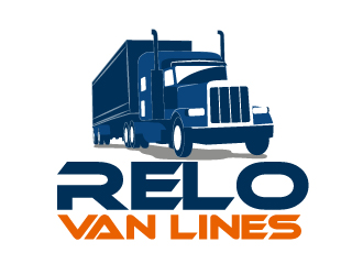 Relo Van Lines logo design by karjen