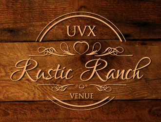 UVX Rustic Ranch Venue logo design by DezignLogic