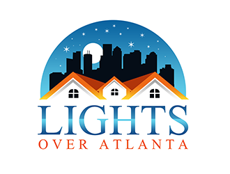 Lights Over Atlanta Logo Design