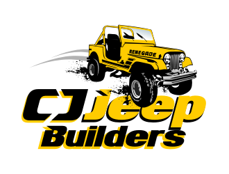 Cj Jeep Builders logo design by prodesign