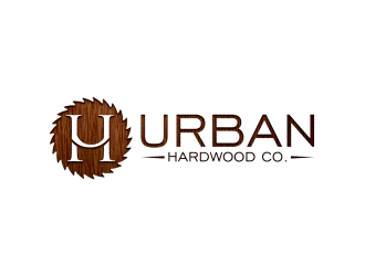 Urban Hardwood Co. logo design by semar