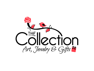 The Collection  Art, Jewelry & Gifts logo design by Dawnxisoul393