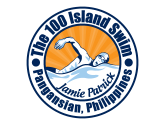 The 100 Island Swim logo design by karjen