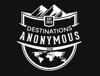DestinationsAnonymous.com logo design by shauki89