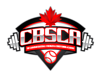 The Canadian Baseball Strength & Conditioning Academy or CBSCA logo design by Dddirt