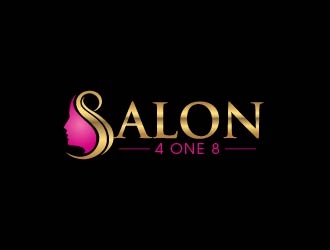 Salon 4 one 8 logo design by usef44