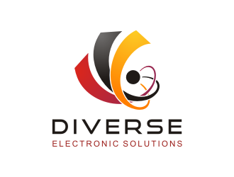 Diverse Electronic Solutions logo design by ramapea