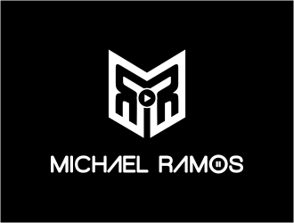 Michael Ramos, Michael R, M Ramos, or Ramos logo design by mashoodpp
