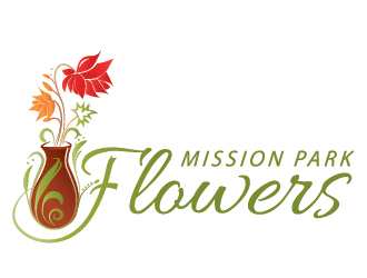 Mission Park Flowers logo design by Cyds