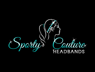 Sporty Couture Headbands logo design by karjen