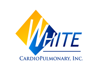 White CardioPulmonary, Inc. logo design by chuckiey
