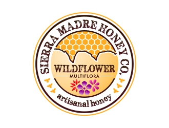 Sierra Madre Honey logo design by FilipAjlina
