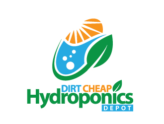 Dirt Cheap Hydroponics logo design by Dakouten