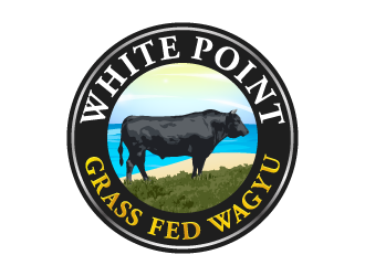 whie point wagyu logo design by JMikaze