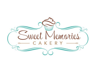Sweet Memories Cupcakery logo design by Sorjen