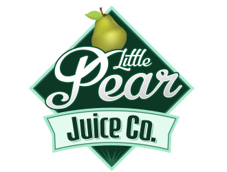 Little Pear Juice Company logo design by logomainiac