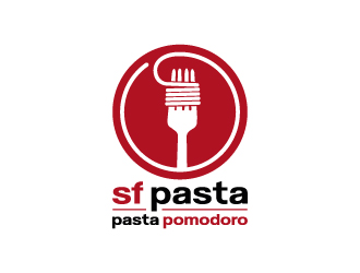 SF Pasta logo design by Kewin