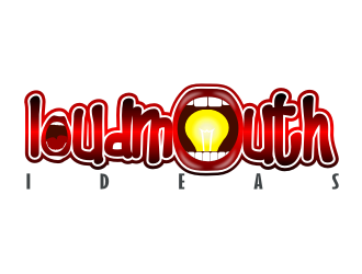 loudmouth ideas logo design by perf8symmetry