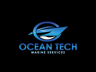 Ocean tech marine services Logo Design