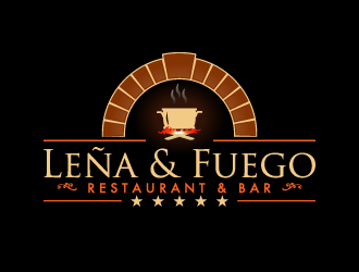 Leña Y Fuego Restaurant & Bar Logo Design