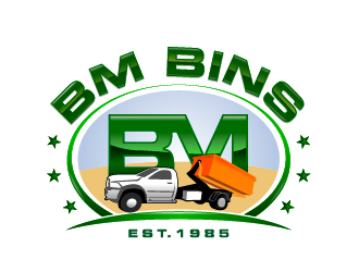 BM BINS logo design by josephope