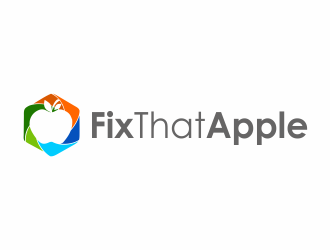 FixThatApple logo design by bosbejo