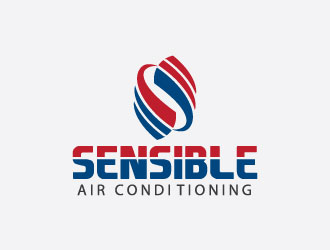 Sensible Air Conditioning logo design by tinycreatives