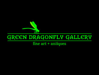 Green Dragonfly Gallery logo design by daywalker