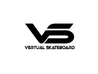 Vertual Skateboards logo design by FakehArtwork
