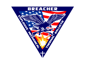 BREACHER logo design by haze