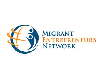 Migrant Entrepreneur's Network logo design by letsnote