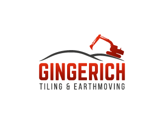 Gingerich Tiling & Earthmoving logo design by sompreth