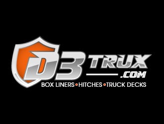 D3 TRUX.COM logo design by karjen