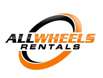 allwheels rentals logo design by jaize