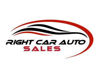 Right Car Auto Sales logo design - 48HoursLogo.com