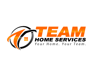 TEAM HOME SERVICES logo design by aRBy