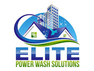 Elite Power Wash Solutions logo design by si9nzation