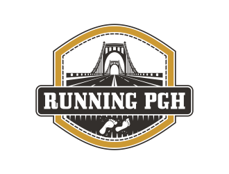 RunningPGH logo design by mocha