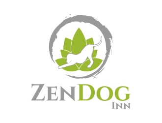 ZenDog Inn logo design by akilis13