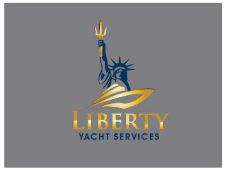 Liberty Yacht Services logo design by Conception
