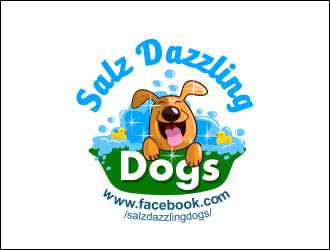Salz Dazzling Dogs logo design by dhiaz77