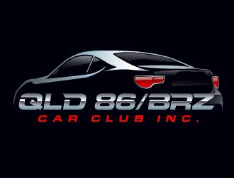 QLD 86/BRZ CAR CLUB INC. logo design by PRN123