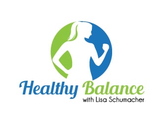 Healthy Balance with Lisa Schumacher logo design by karjen