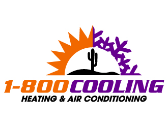 1-800 Cooling logo design by jaize